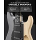 Donner DST-80 ST Elektro Gitar Seti (Matton Black) 3