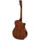 Ditson GC-10EL Grand Om Solak Elektro Akustik Gitar (Natural) 3