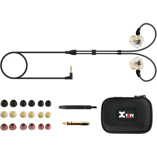 Xvive XV-T9 Çift Balanslı Sürücülü In-ear Monitör Kulaklık - Siyah 2