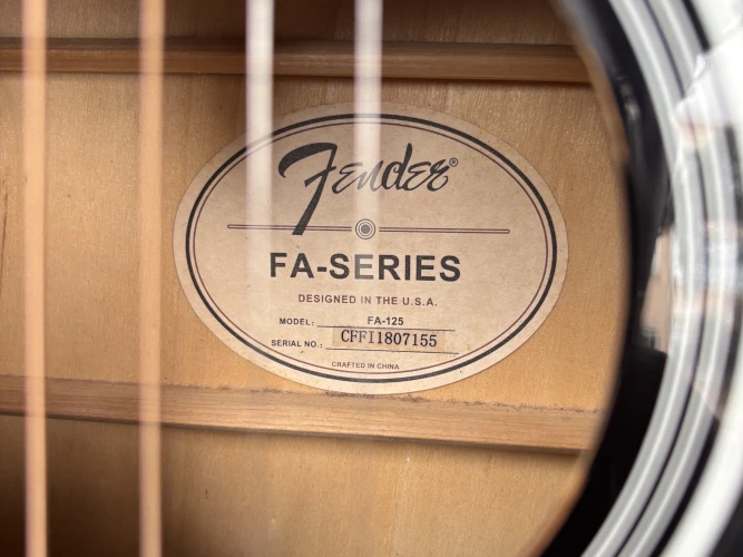 Fender fa 125 Akustik Gitar 3