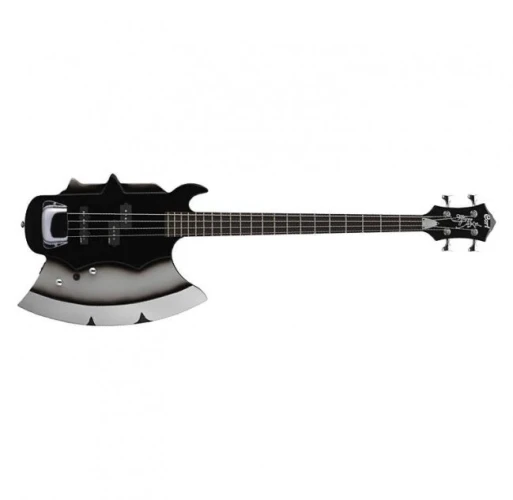 CORT GS BASS AXE2BK BAS GİTAR, SİYAH, ÇANTALI, GENE SIMMONS İMZALI, Mi 1