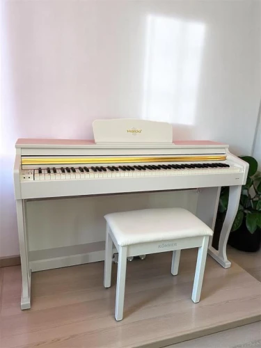 MARCİA MK-900 WH Dijital Konsol Piyano, Bluetooth, Tuş Hassasiyeti, 88 Tuşlu, Kapaklı (KULAKLIK VE TABURE) 1