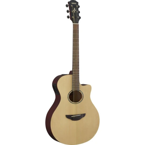 Yamaha APX600 Thinline Cutaway Elektro Akustik Gitar (Natural Satin) 1