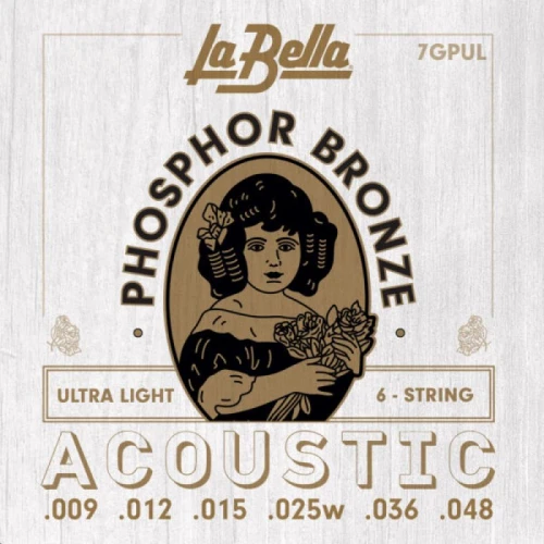 La Bella 7GPUL Akustik Gitar Teli (09-48) 1