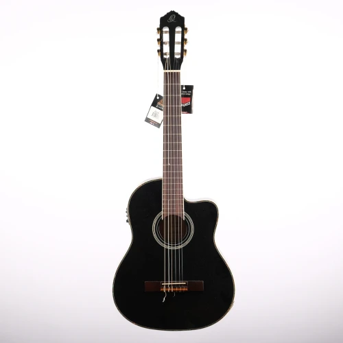 [Outlet] Ortega RCE141BK Elektro Klasik Gitar (Siyah) (OL 24-24027) 1