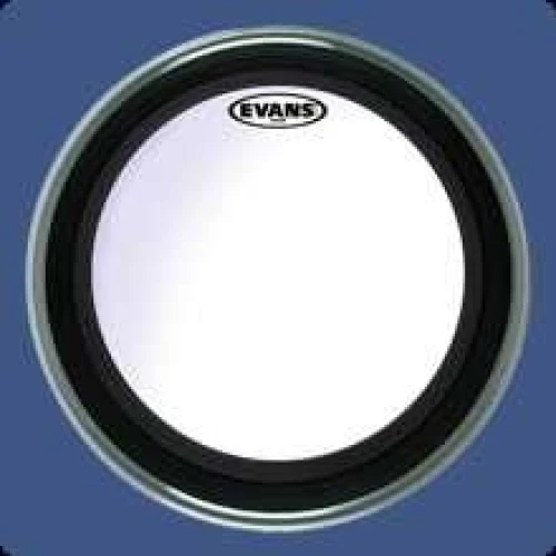 EVANS BD24EMADCW 24" DERİ KİCK KUMLU BEYAZ SÜNGERLİ TEK KAT 1