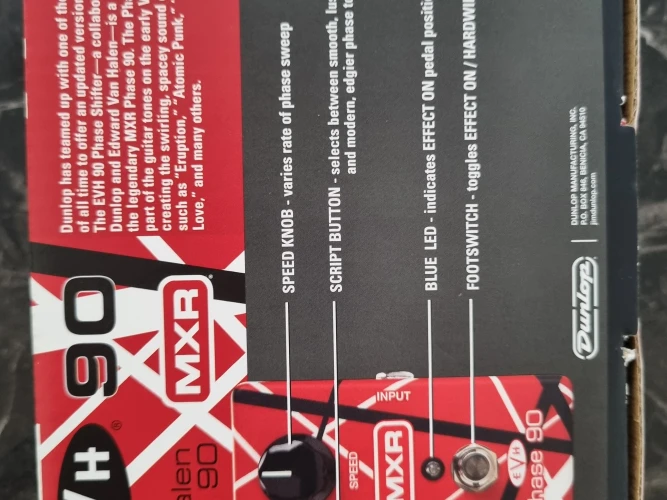 MXR EVH90 Eddie Van Halen Phaser Pedalı 7