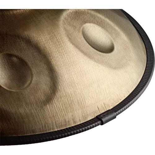 Meinl Sonic Energy HPSTL100 Stainless Steel 10 Notes D Kurd Handpan (Vintage Gold) 5