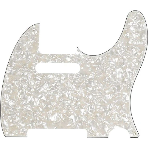 Fender Telecaster 8-Hole Mount Aged White Pearl 4-Ply Pickguard 2