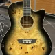 Outlet - Washburn Deep Forest Burl Ace Black Fade Elektro Akustik Gitar 2