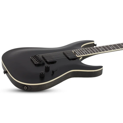 Schecter C-1 SLS Evil Twin Elite Elektro Gitar (Mat Siyah) 3