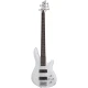 Schecter C-5 Deluxe 5 Telli Bas Gitar (Satin White) 1