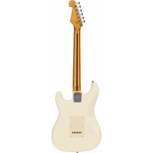 SX Stratocaster Elektro Gitar (Vintage White) 2
