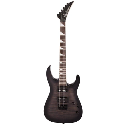 Jackson JS Dinky Arch Top JS32Q DKA HT Amaranth Klavye Transparent Black Burst Elektro Gitar 1