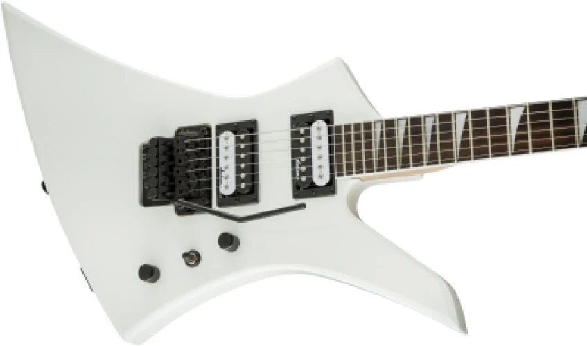 Jackson JS Kelly JS32 Amaranth Klavye Snow White Elektro Gitar 3