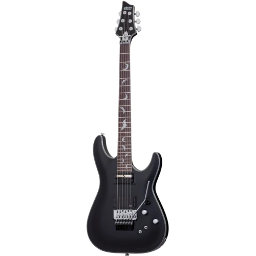 Schecter Damien Platinum 6 FR Elektro Gitar (Satin Black) 2