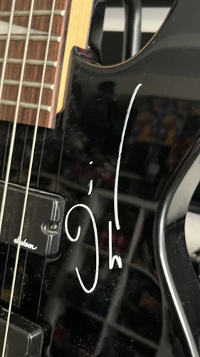 Jackson JS2 Satin Black Bas Gitar DAVID ELLEFSON imzalı . 5