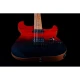 Jet JS-1000 Vulcano HH Elektro Gitar (Flamed Transparent Red) 4