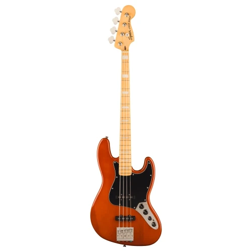 Squier Classic Vibe Active 70s Jazz Bass Akçaağaç Klavye Mocha Bas Gitar 1