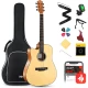 Donner DAG-1CL Solak Akustik Gitar Paketi (Natural) 1