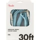 Fender Original Coil Cable Düz/L Uçlu 9m Daphne Mavi Enstrüman Kablosu 1