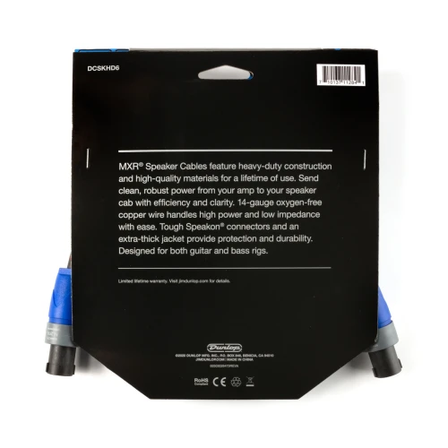 MXR DCSKHD6 Speakon Kablo (1.8 Metre) 5