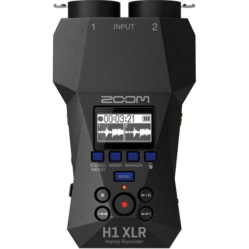 Zoom H1 XLR Digital Handy Recorder (Siyah) 1
