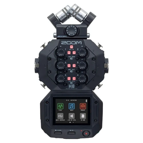 Zoom H8 Ses Kayıt Cihazı (Siyah) 1