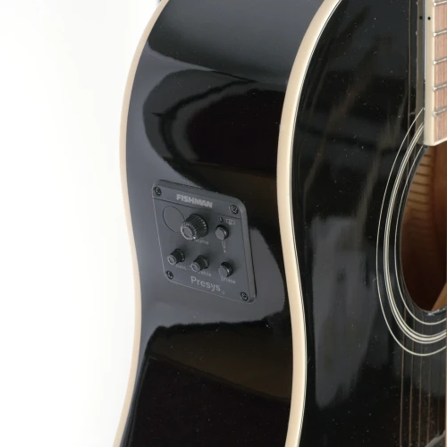 [Outlet] Epiphone J-45EC Studio - Solid Top Fishman Presys-II Elektro Akustik Gitar (Ebony) (OL 23-23112) 2