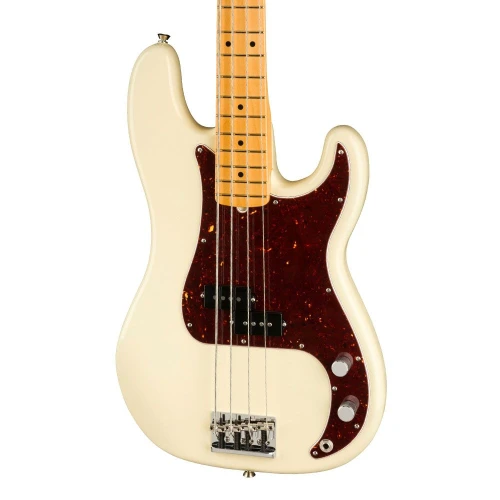 Fender American Professional II Precision Bass Akçaağaç Klavye Olympic White Bas Gitar 3