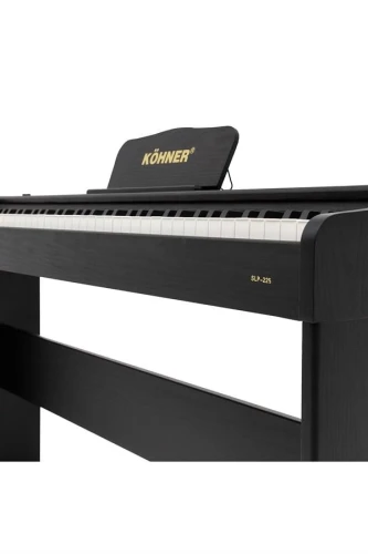 KÖHNER SLP-225 BK Dijital Konsol Piyano, Bluetooth, Tuş Hassasiyeti, 88 Tuşlu (KULAKLIK VE TABURE) 4
