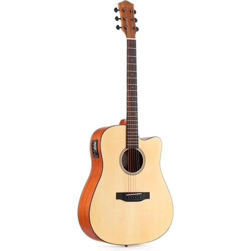 Donner DAG-1CE Elektro Akustik Gitar Paketi (Natural) 2