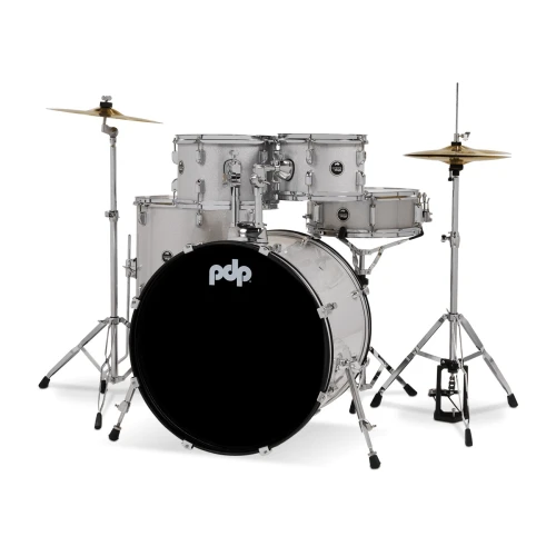 PDP Drums centerstage 22'' 5-Parça Akustik Davul Seti (Diamond White Sparkle) 3