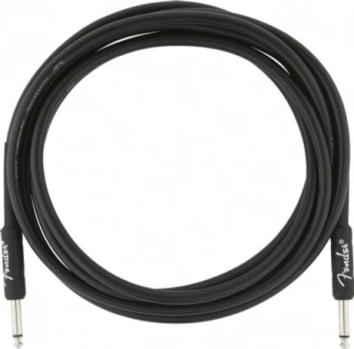 Fender Professional Düz/Düz Uçlu 3m Siyah Enstrüman Kablosu 2