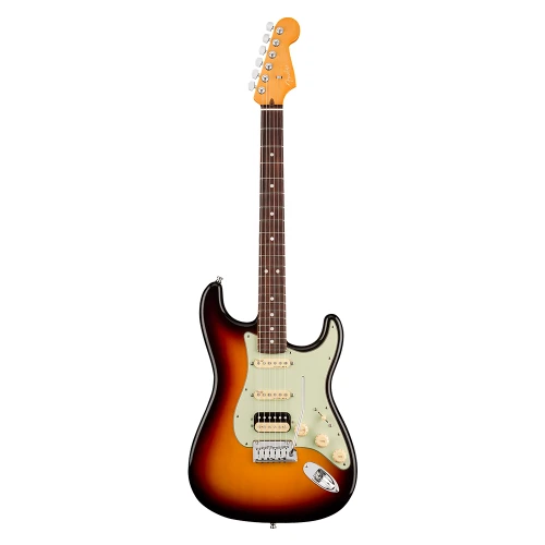 Fender American Ultra Stratocaster HSS Gülağacı Klavye Ultraburst Elektro Gitar 2
