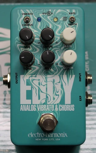 Electro Harmonix Eddy Analog Vibrato & Chorus Pedal ( OLR 26-26039 ) 1