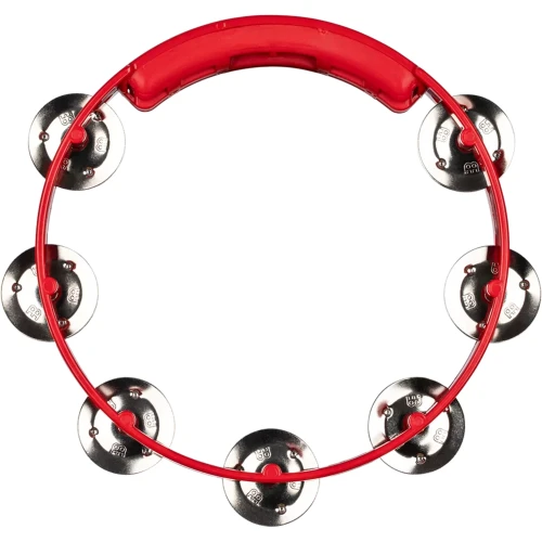 Meinl HTT8R Stainless Steel Jingle 1-Row 8" Tour Tamburin (Kırmızı) 3