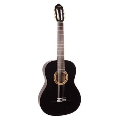 VALENCIA VC101TBK KLASİK GİTAR, 1/4, SİYAH, SAP ÇELİKLİ 2