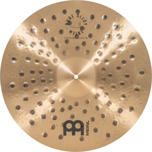 Meinl 20" Pure Alloy Extra Hammered Traditional Crash-ride Zil 1