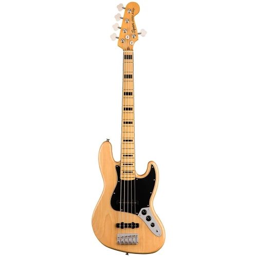 Squier Classic Vibe 70s Jazz Bass V Akçaağaç Klavye Natural 5 Telli Bas Gitar 2
