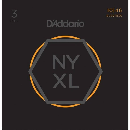 DADDARIO NYXL1046-3P ELEKTRO GİTAR TEL SETİ, 3 LÜ PAKET,  REGULAR LIGHT 2