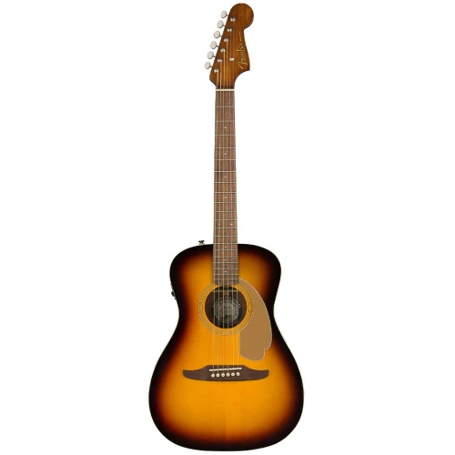 Fender Malibu Player Sunburst Elektro Akustik Gitar 1