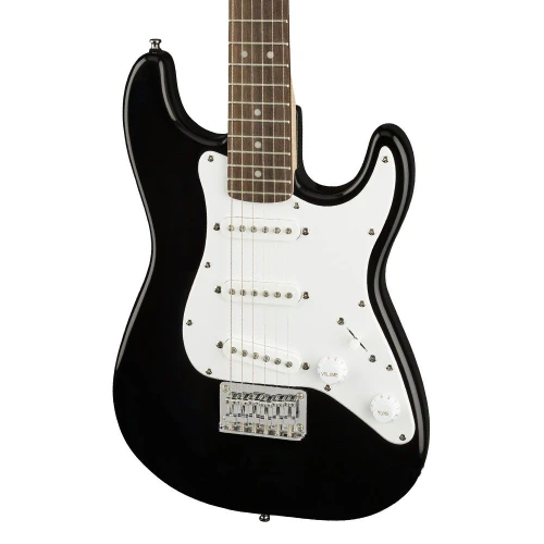 Squier Mini Stratocaster Laurel Klavye Black Elektro Gitar 4