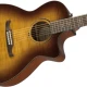 Fender FA-345CE Auditorium 3-Color Tea Burst Elektro Akustik Gitar 4