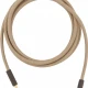 Fender Festival Düz/L Uçlu 3m Pure Hemp Natural Enstrüman Kablosu 6