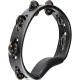 Meinl HTBK Stainless Steel Jingles 1 Row Hand Tamburin (Siyah) 2