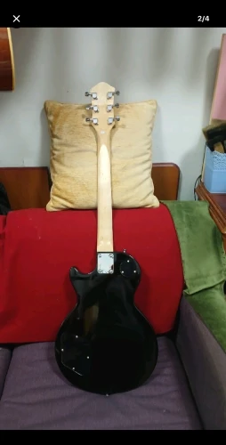 Sıfır,Lespaul Model Cross marka Siyah RenkElektro Gitar 2