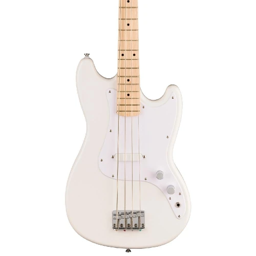 Squier Sonic Bronco Bass Akçaağaç Klavye WPG Arctic White Bas Gitar 3