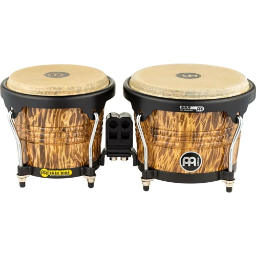Meinl FWB190LB Marathon Designer Series 6.75" / 8" Bongo Set (Leopard Burl) 2