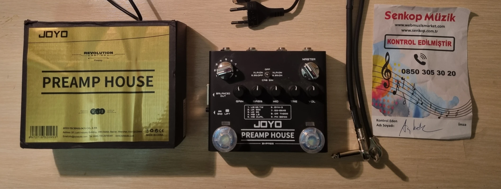 Joyo R15 Preamp House Gitar Pedalı 1